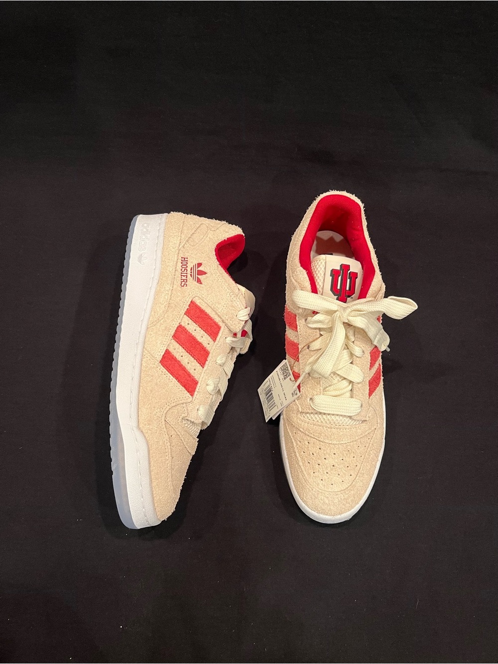 NEW Adidas Indiana University IU Hoosiers Forum Low CL NCAA Sneakers Mens 14
